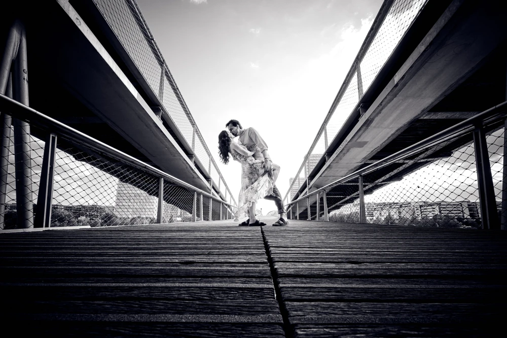 Couple in nature, adventure and lifestyle photo session